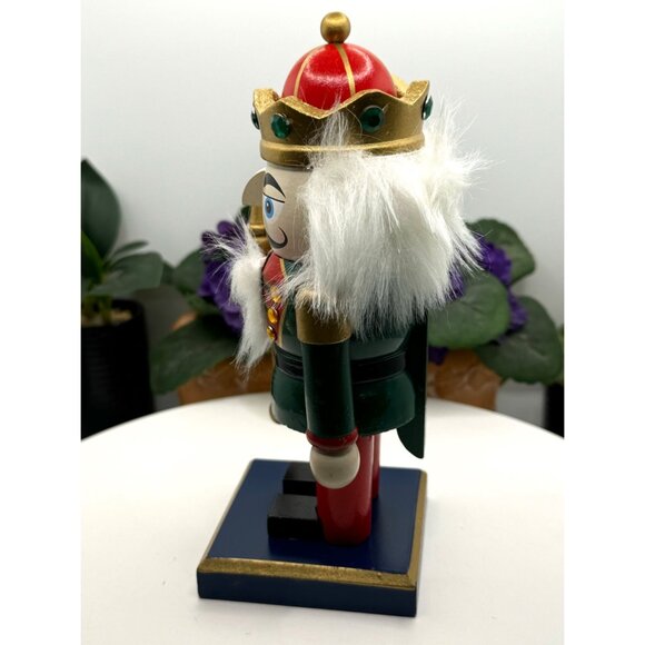 Kurt Adler Hand-Painted Wooden Mini Nutcracker King With Staff & Crown - Picture 5 of 8